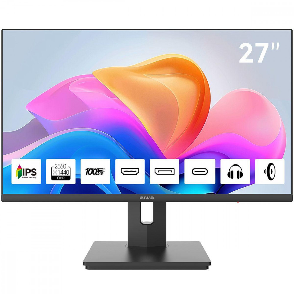 Монитор Aiwa MQ275A 27 ", IPS, Quad HD 2560x1440 (16:9), 100 Гц - миниатюра 4