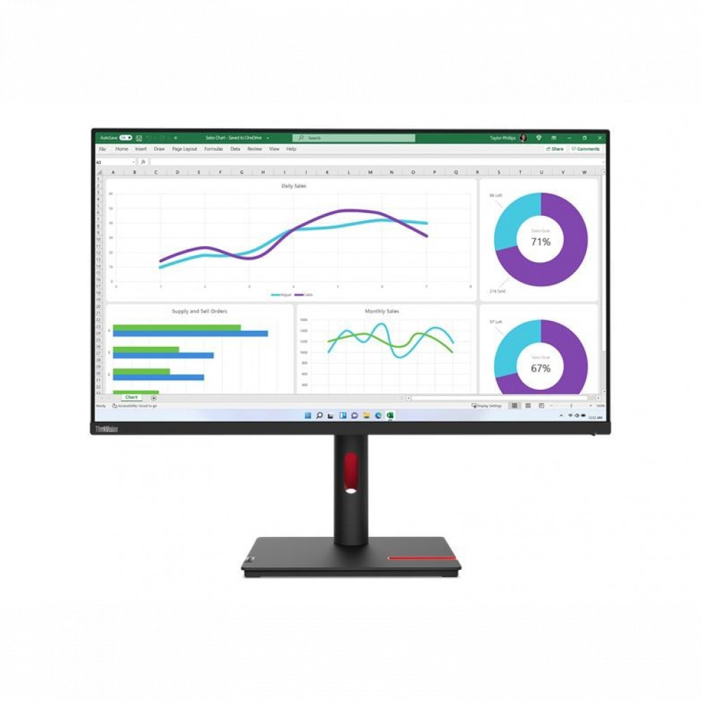 Монитор Lenovo ThinkVision T32h-30 63D3GAT1UK 31.5 ", IPS, Quad HD 2560x1440 (16:9), 60 Гц - миниатюра 5