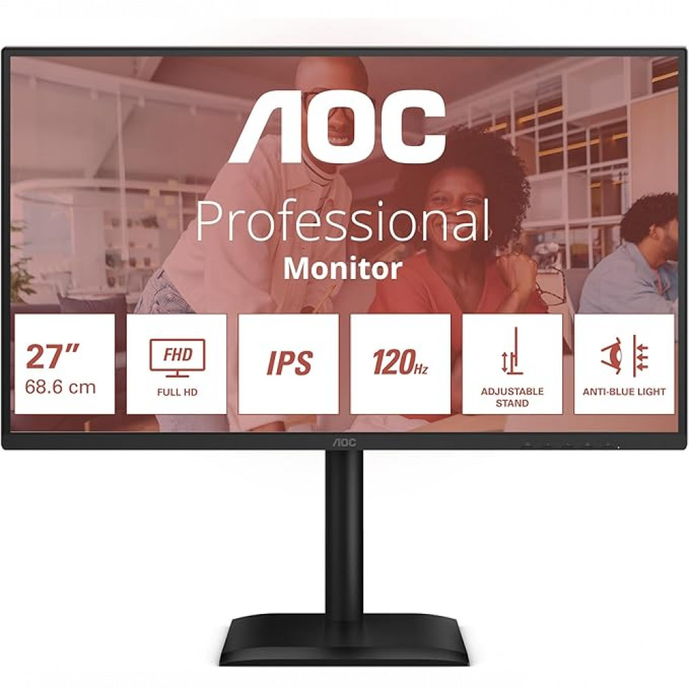 Монитор AOC Q27E4U 27 ", IPS, Quad HD 2560x1440 (16:9), 120 Гц - миниатюра 4