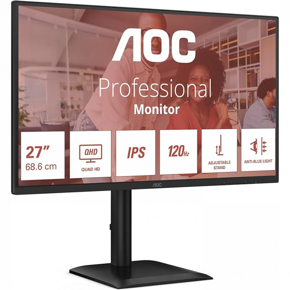 Монитор AOC Q27E4U 27 ", IPS, Quad HD 2560x1440 (16:9), 120 Гц - миниатюра 5