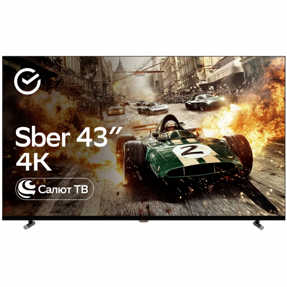 Телевизор Kuppersberg SDX-43U4124 43 ", Smart TV, Черный - миниатюра 6