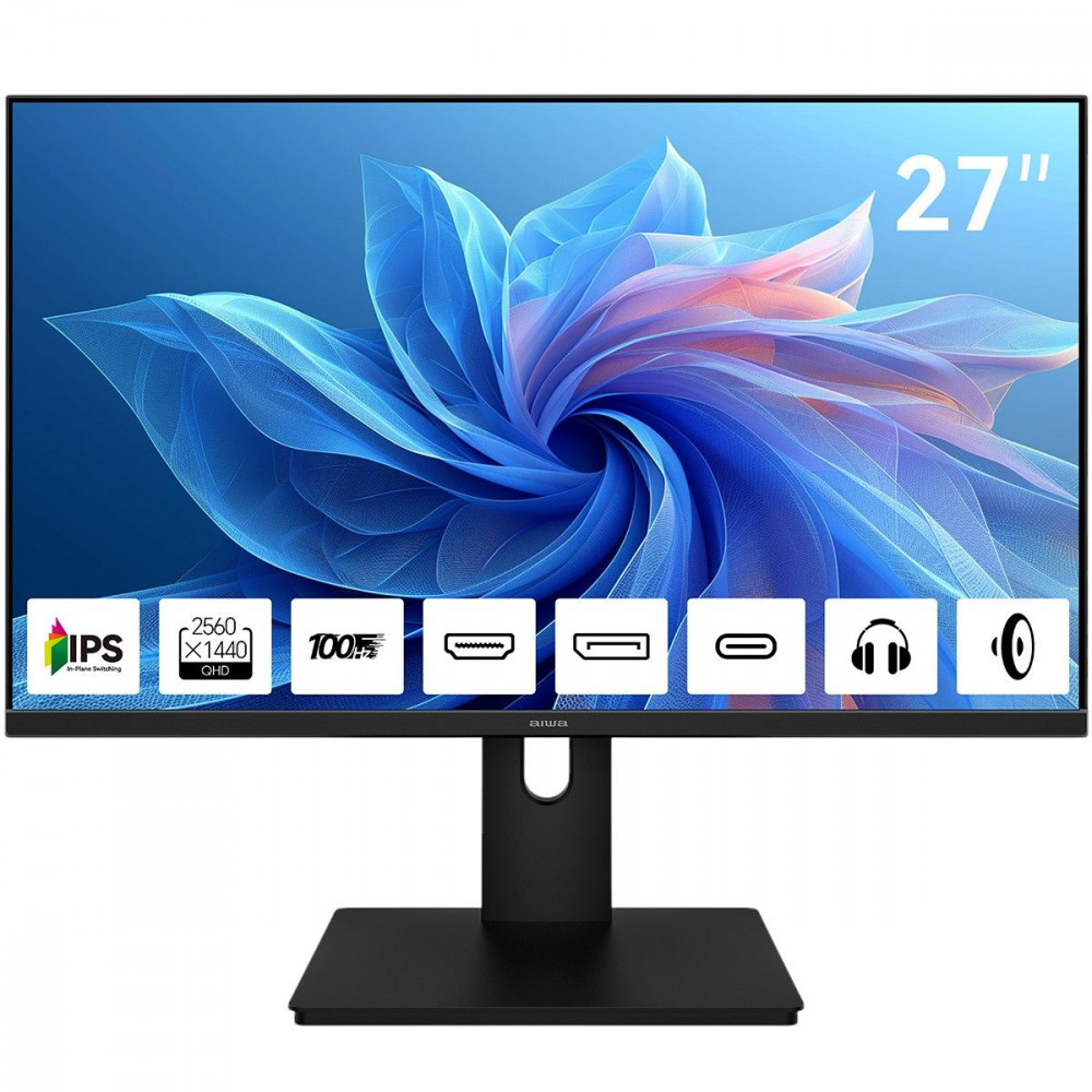 Монитор Aiwa MQ271A 27 ", IPS, Quad HD 2560x1440 (16:9), 100 Гц - миниатюра 4