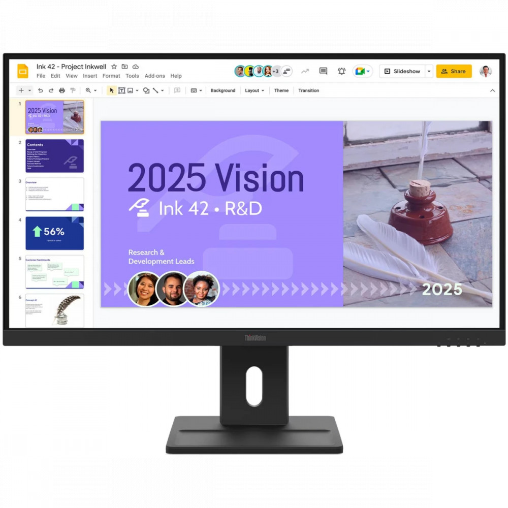 Монитор Lenovo ThinkVision E27q-40 64BDGAS4CB 27 ", IPS, Quad HD 2560x1440 (16:9), 100 Гц - миниатюра 6