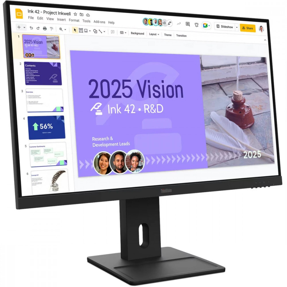 Монитор Lenovo ThinkVision E27q-40 64BDGAS4CB 27 ", IPS, Quad HD 2560x1440 (16:9), 100 Гц - миниатюра 7