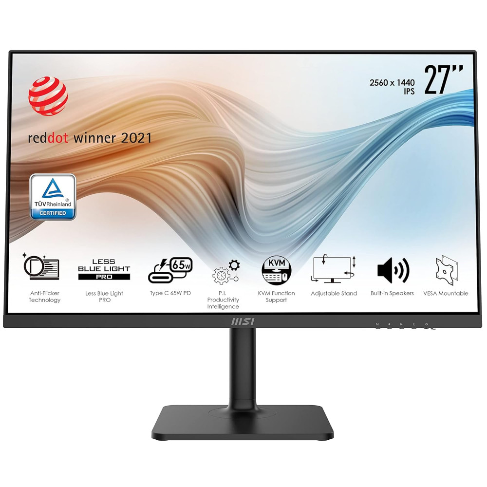 Монитор MSI Modern MD272QXP 9S6-3PB19H-233 27 ", IPS, Quad HD 2560x1440 (16:9), 100 Гц - миниатюра 6