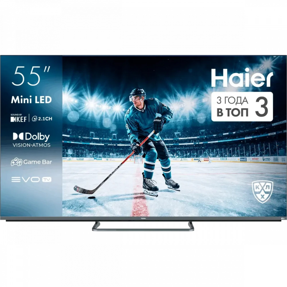 Телевизор Haier DH1ZH0D00RU 55 ", Smart TV, Серебро - миниатюра 5