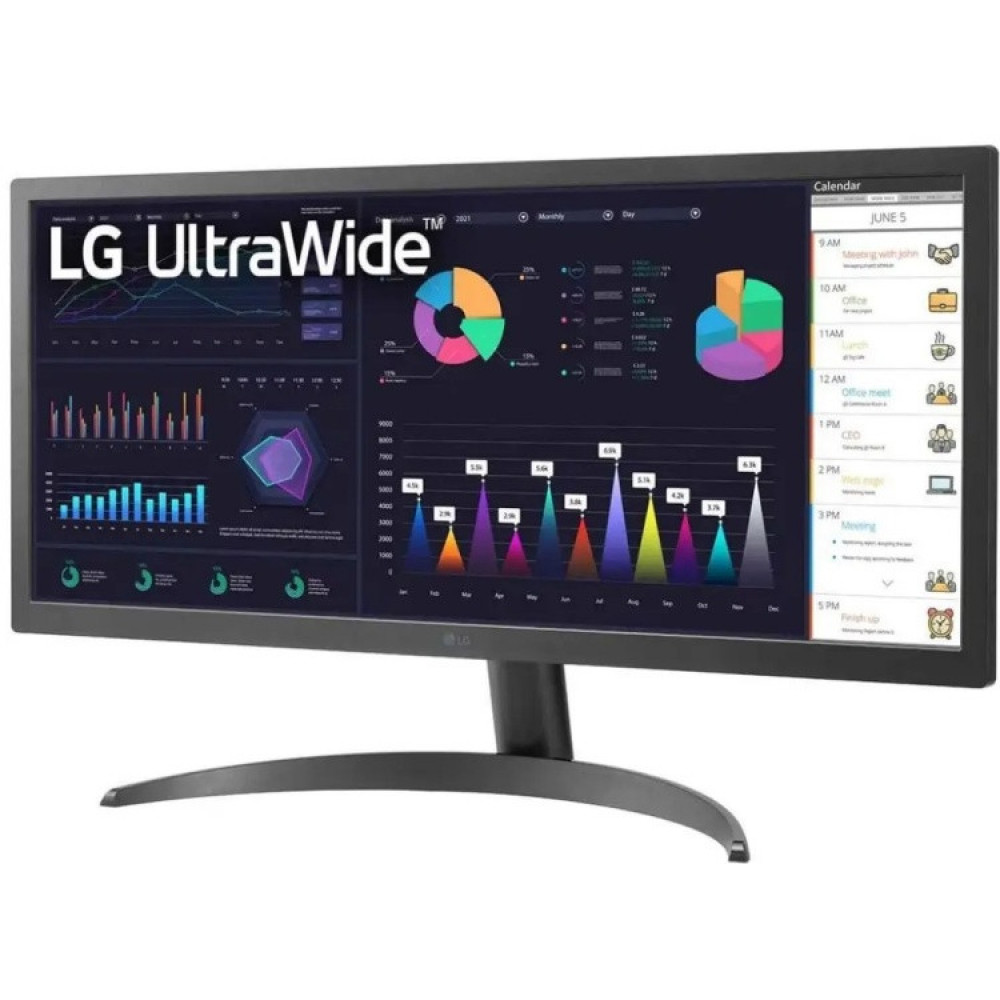 Монитор LG 26WQ500-B 25.7 ", IPS, Ultra-Wide Full HD 2560x1080 (21:9), 75 Гц - миниатюра 8