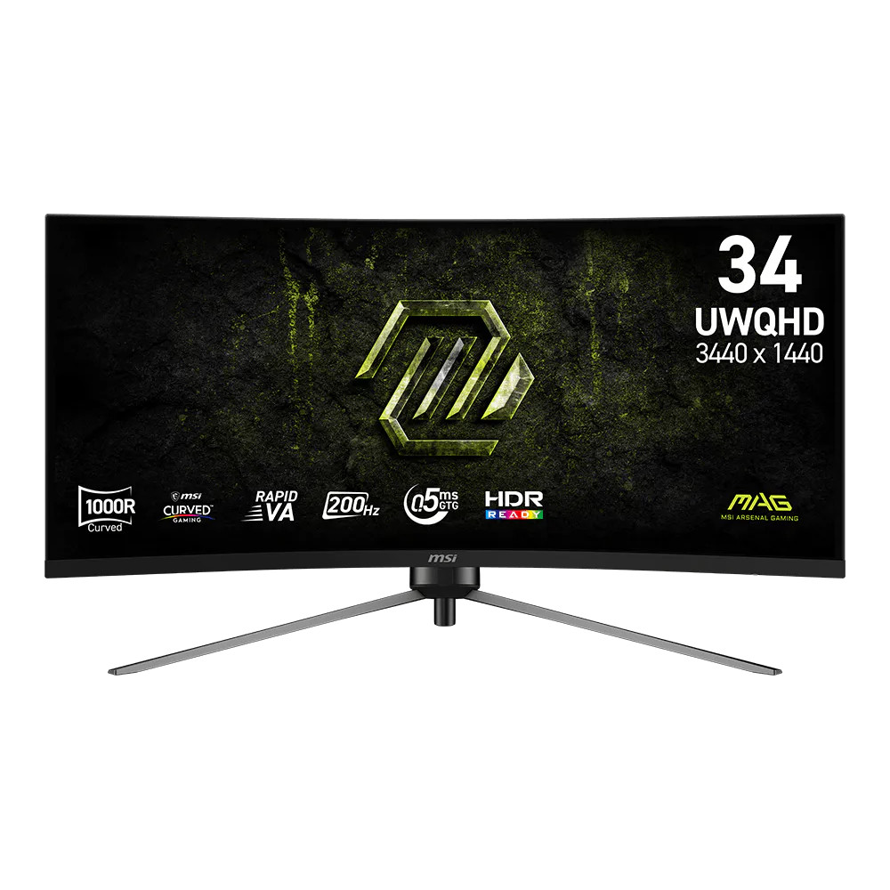 Монитор MSI MAG 345CQRF E20 9S6-3DD14H-042 34 ", VA, Ultra-Wide QHD 3440x1440 (21:9), 200 Гц - миниатюра 5