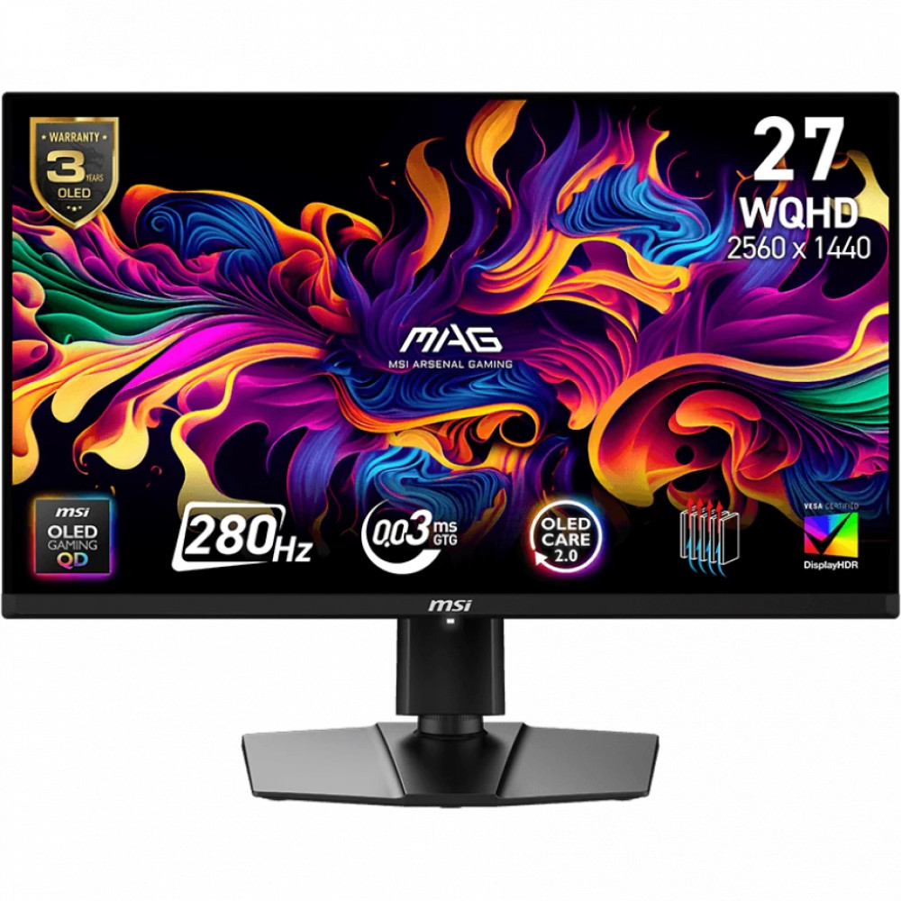 Монитор MSI 271QP QD-OLED 9S6-3CF19T-010|| 26.5 ", QD-OLED, Quad HD 2560x1440 (16:9), 280 Гц - миниатюра 6