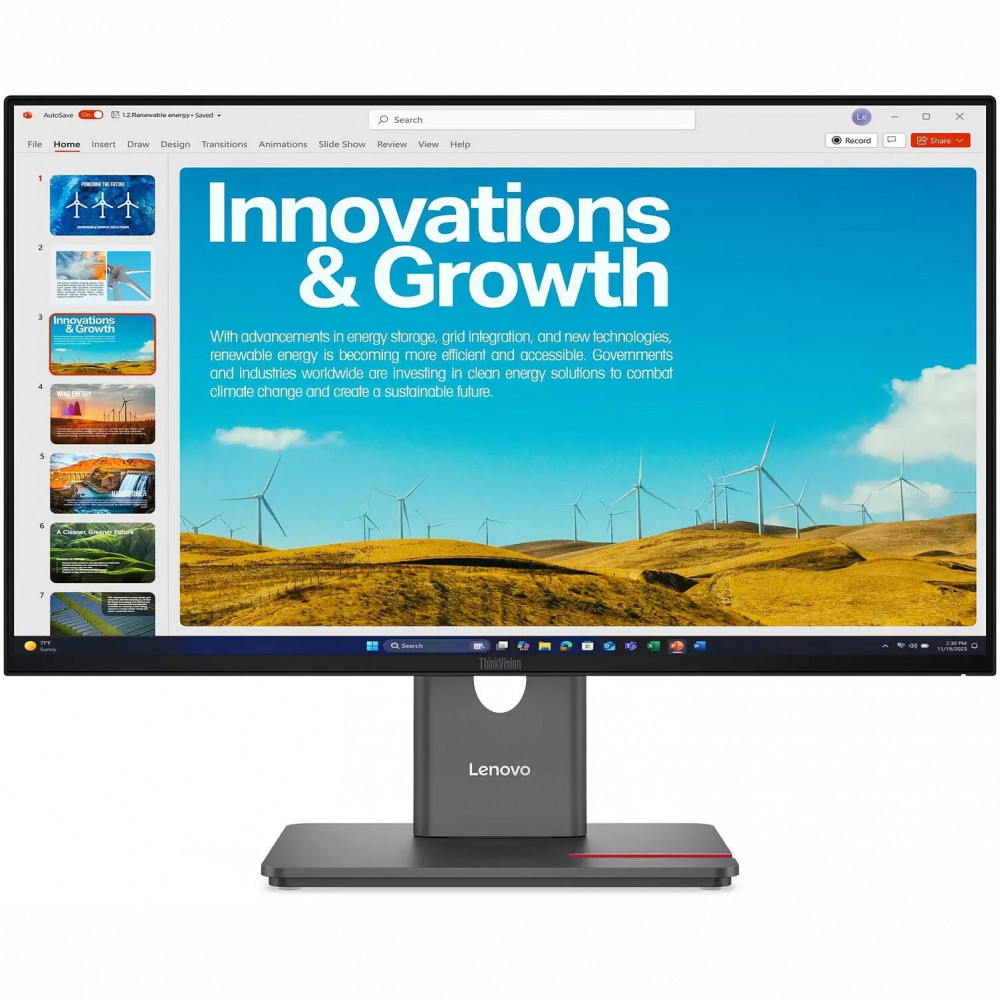 Монитор Lenovo ThinkVision P24QD-40 64B1GAT1UK 23.8 ", IPS, Quad HD 2560x1440 (16:9), 120 Гц - миниатюра 5