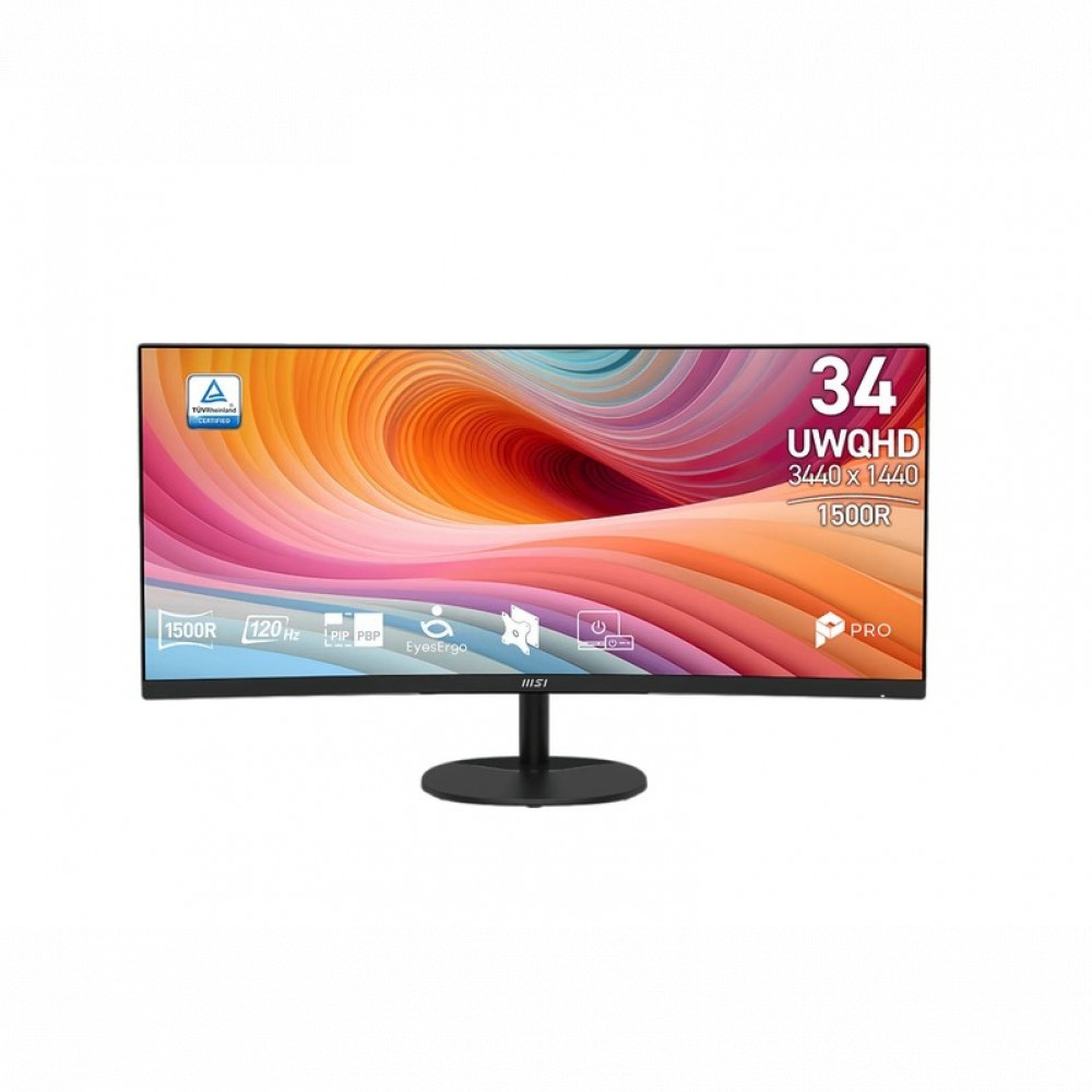 Монитор MSI PRO MP341CQ E12 9S6-3PB2CT-212 34 ", VA, Ultra-Wide QHD 3440x1440 (21:9), 120 Гц - миниатюра 6