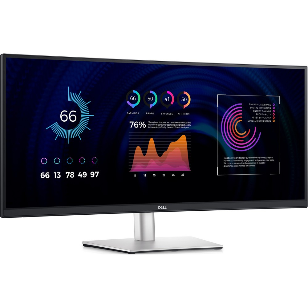 Монитор Dell P3424WE 210-BGTY 34.14 ", IPS, Ultra-Wide QHD 3440x1440 (21:9), 60 Гц - миниатюра 6