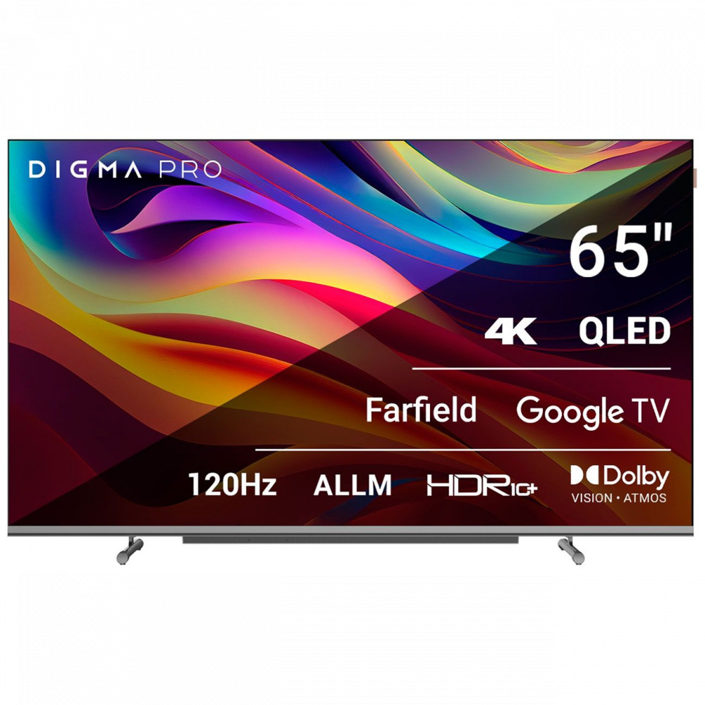 Телевизор Digma Pro 65L 65 ", Smart TV, Черный - миниатюра 2