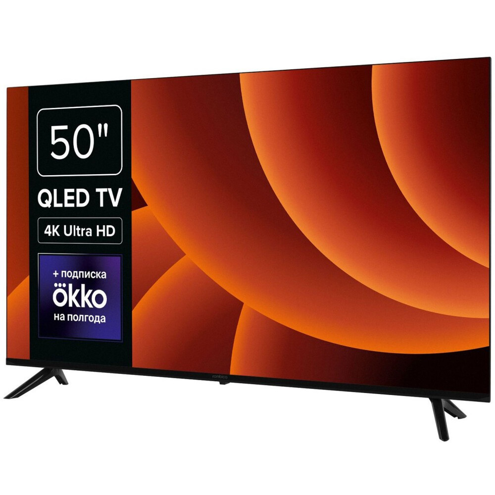 Телевизор Rombica 50MT-UDG54G 50 ", Smart TV, Черный - миниатюра 6