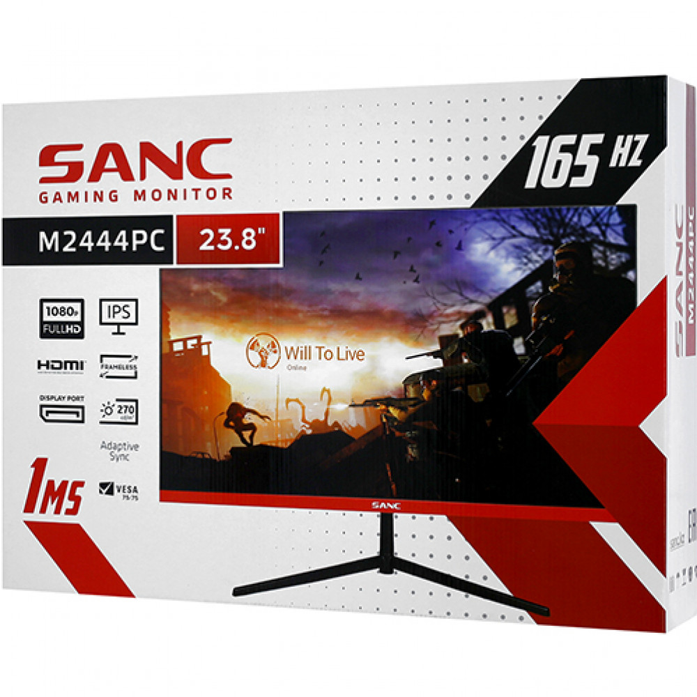 Монитор SANC M2444PC V2 23.8 ", IPS, Full HD 1920x1080 (16:9), 165 Гц - миниатюра 10