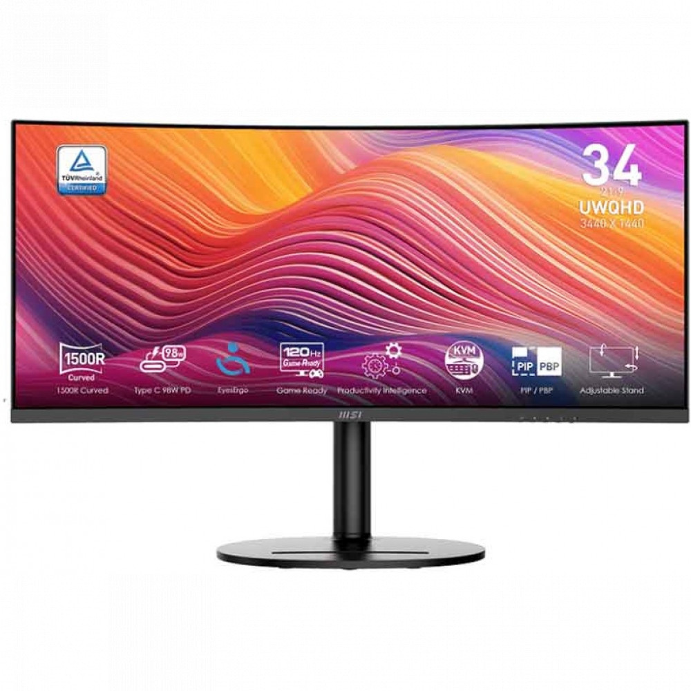 Монитор MSI Modern MD342CQP 9S6-3PC59H-031 34 ", VA, Ultra-Wide QHD 3440x1440 (21:9), 120 Гц - миниатюра 6