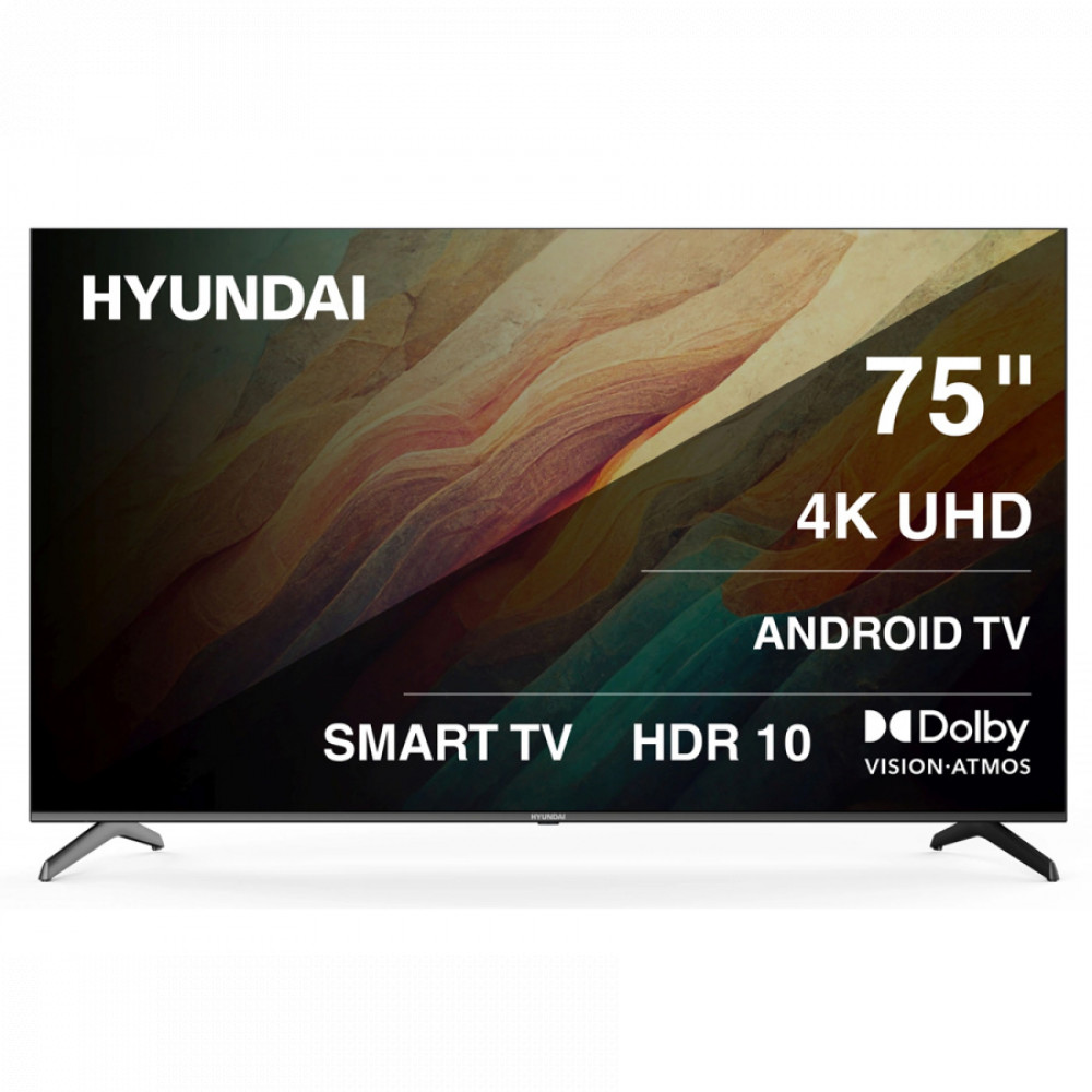 Телевизор Hyundai LED75BU7009 H-LED75BU7009 75 ", Smart TV, Черный - миниатюра 2