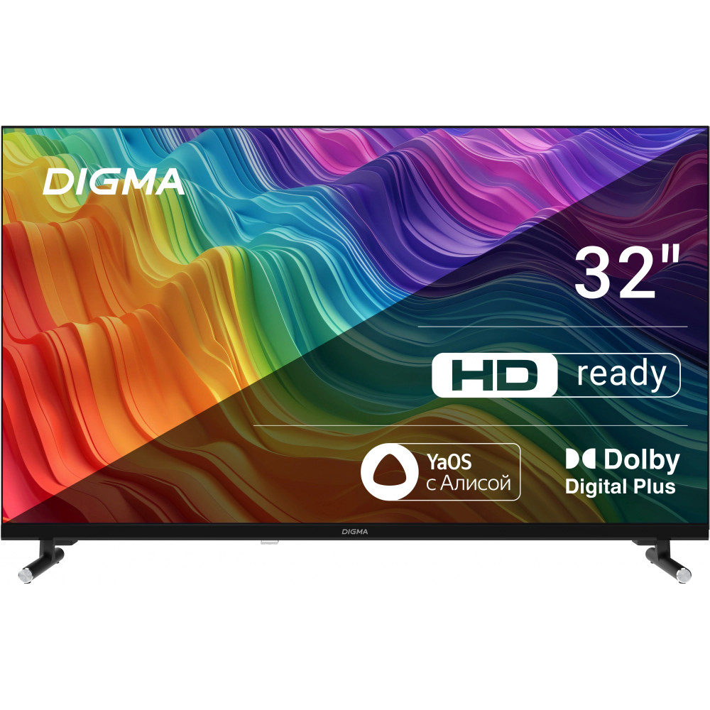 Телевизор Digma LED32SBB32 DM-LED32SBB32 32 ", Smart TV, Черный - миниатюра 2