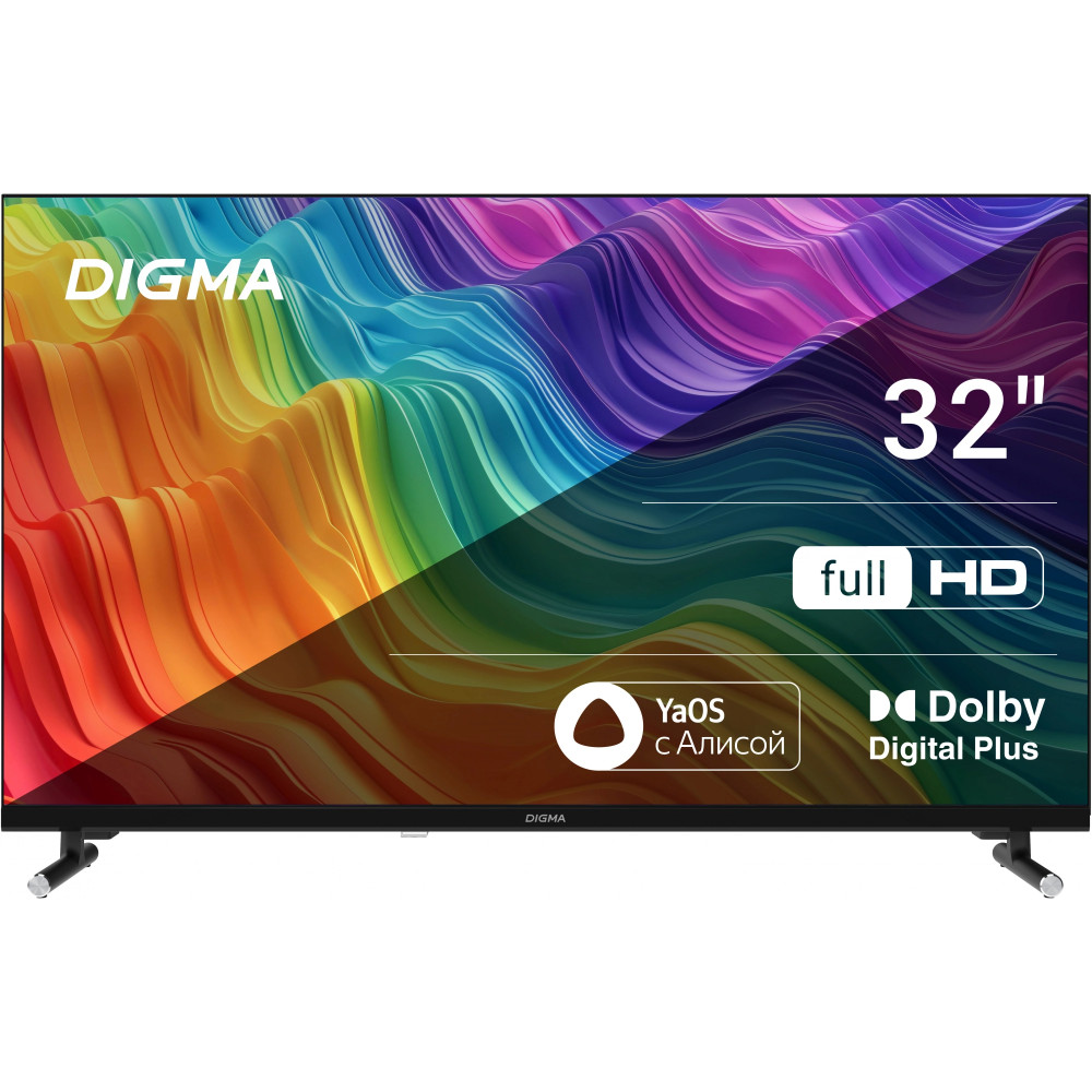 Телевизор Digma LED32SBB33 DM-LED32SBB33 32 ", Черный - миниатюра 2