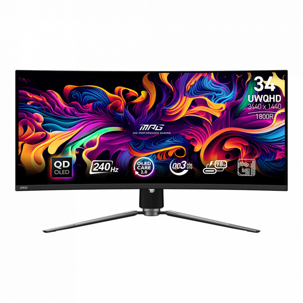 Монитор MSI MPG 341CQPX MPG 341CQPX QD-OLED 34 ", QD-OLED, Ultra-Wide QHD 3440x1440 (21:9), 240 Гц - миниатюра 5