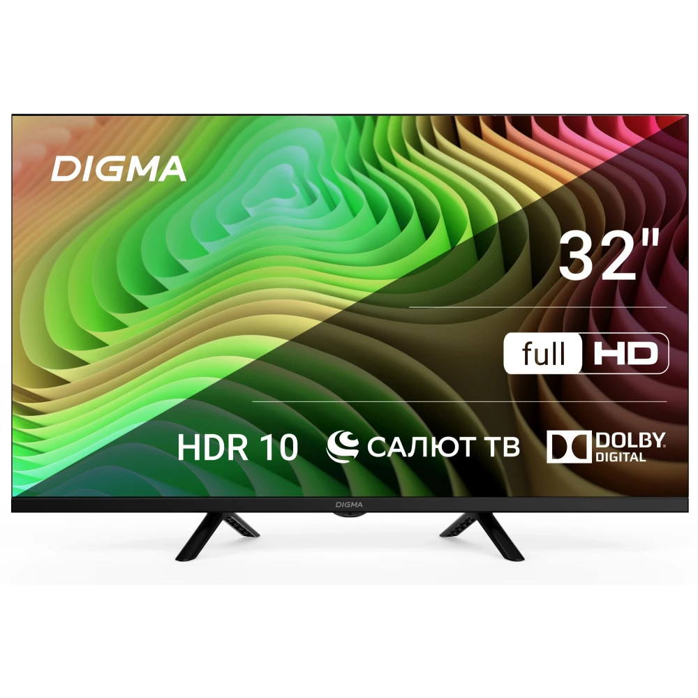 Телевизор Digma 32" DM-LED32SBB36 32 ", Smart TV, Черный - миниатюра 2