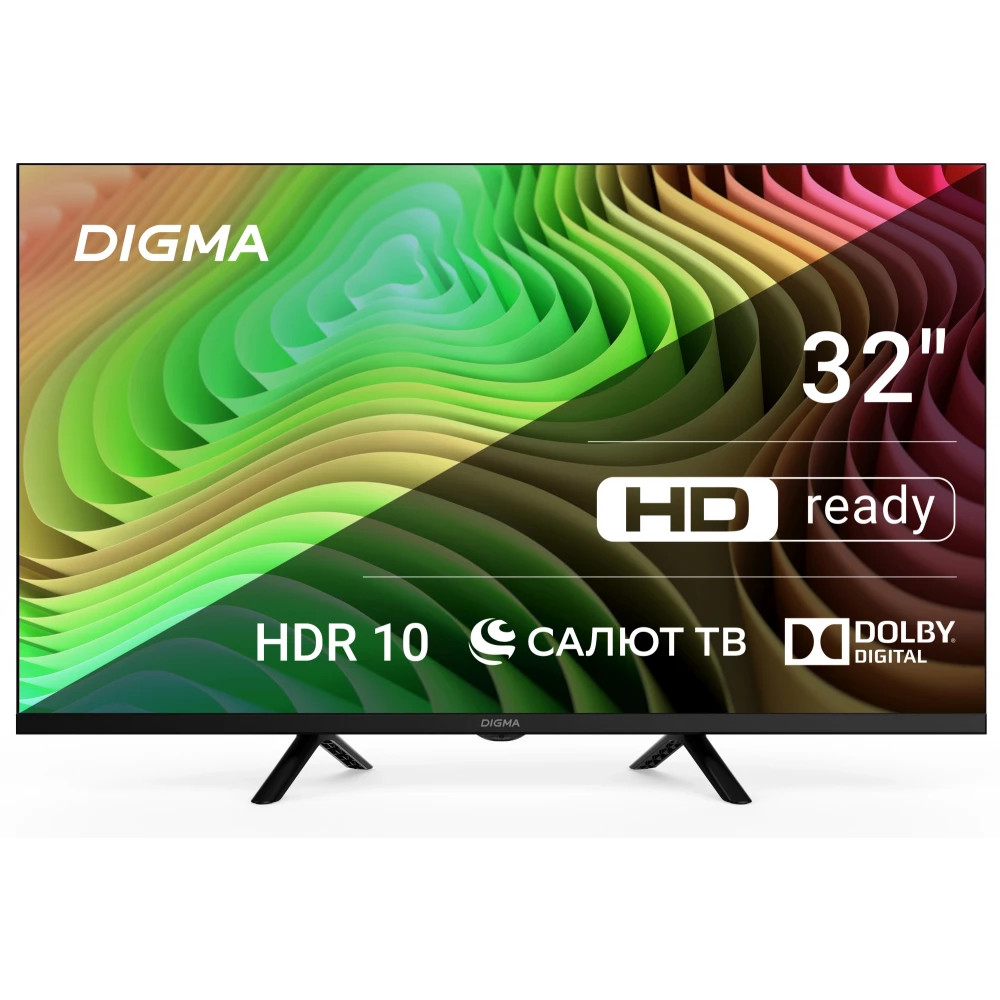 Телевизор Digma 32" DM-LED32SBB34 32 ", Smart TV, Черный - миниатюра 2