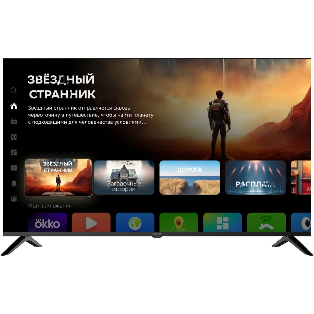 Телевизор Digma 50" DM-LED50UBB40 50 ", Smart TV, Черный - миниатюра 2