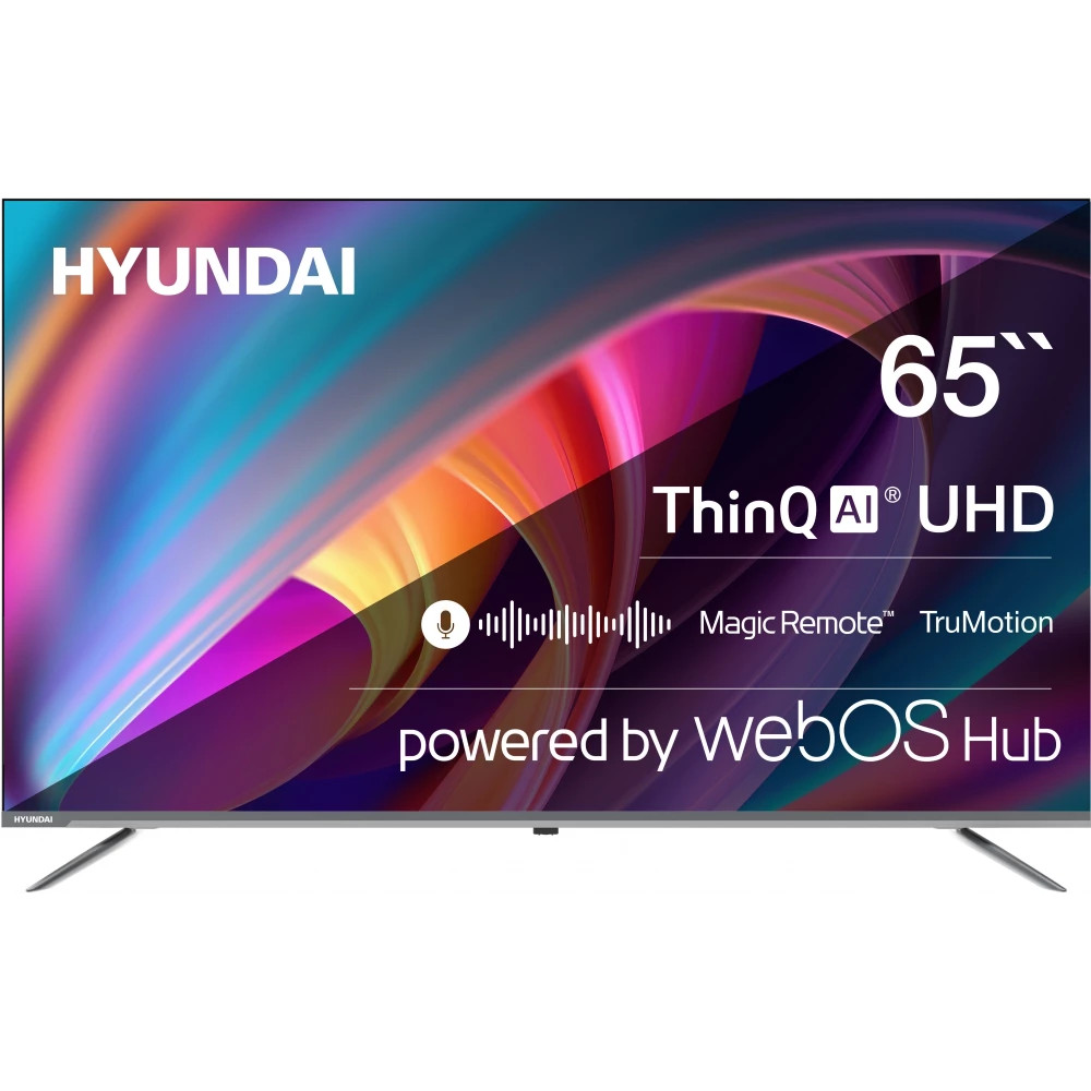 Телевизор Hyundai H-LED65BU7100 65 ", Smart TV, Серый - миниатюра 2