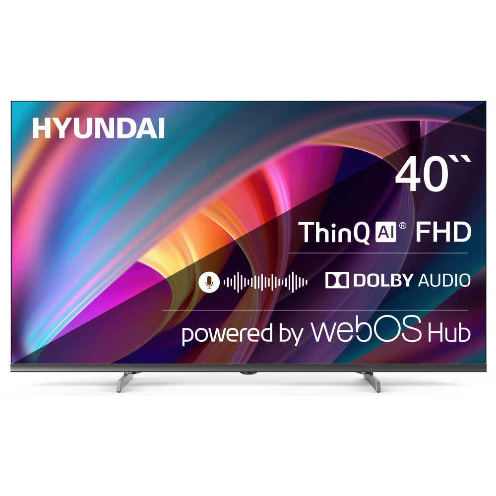 Телевизор Hyundai H-LED40BS5100 Black 40 ", Smart TV, Серый - миниатюра 2