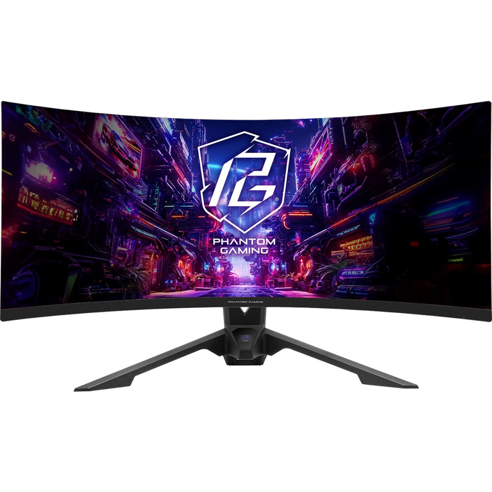 Монитор ASRock 34" Phantom Gaming PG34QRT2B Black 34 ", VA, Ultra-Wide QHD 3440x1440 (21:9), 180 Гц - миниатюра 5