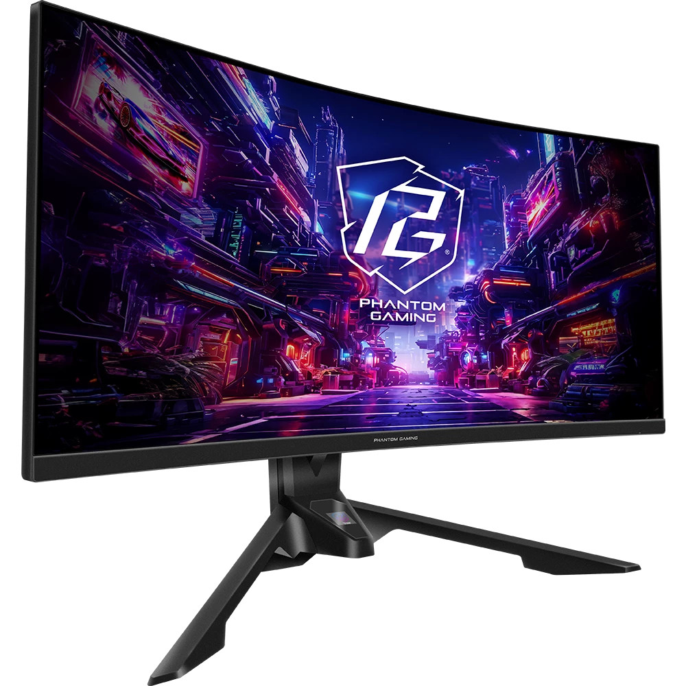 Монитор ASRock 34" Phantom Gaming PG34QRT2B Black 34 ", VA, Ultra-Wide QHD 3440x1440 (21:9), 180 Гц - миниатюра 6