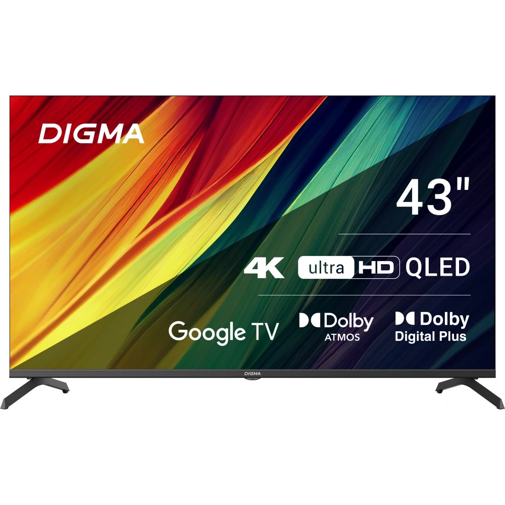 Телевизор Digma 43" DM-LED43UQB31 43 ", Smart TV, Черный - миниатюра 2
