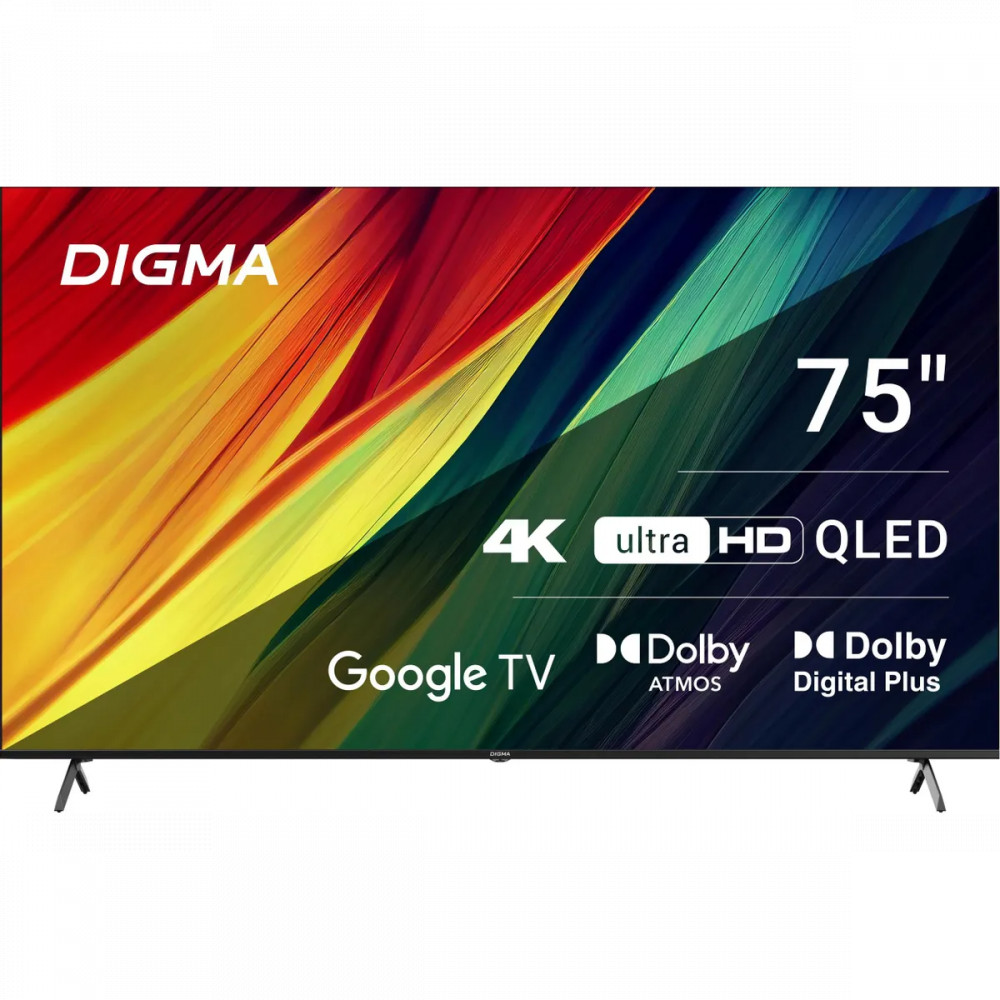 Телевизор Digma 75" DM-LED75UQB31 75 ", Smart TV, Черный - миниатюра 6