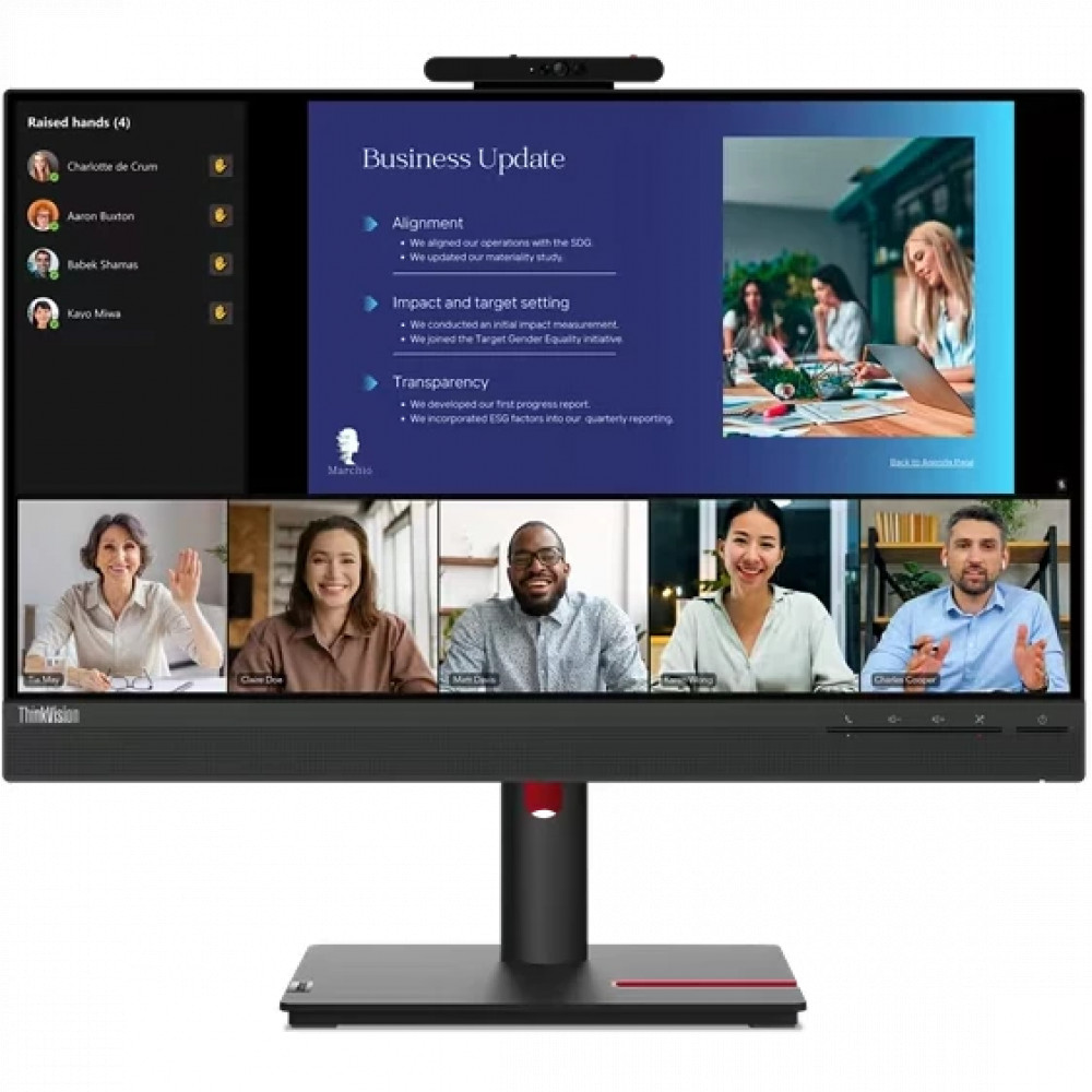 Монитор Lenovo ThinkVision T24v-30 63D8MAT3EU 23.8 ", IPS, Full HD 1920x1080 (16:9), 75 Гц - миниатюра 5