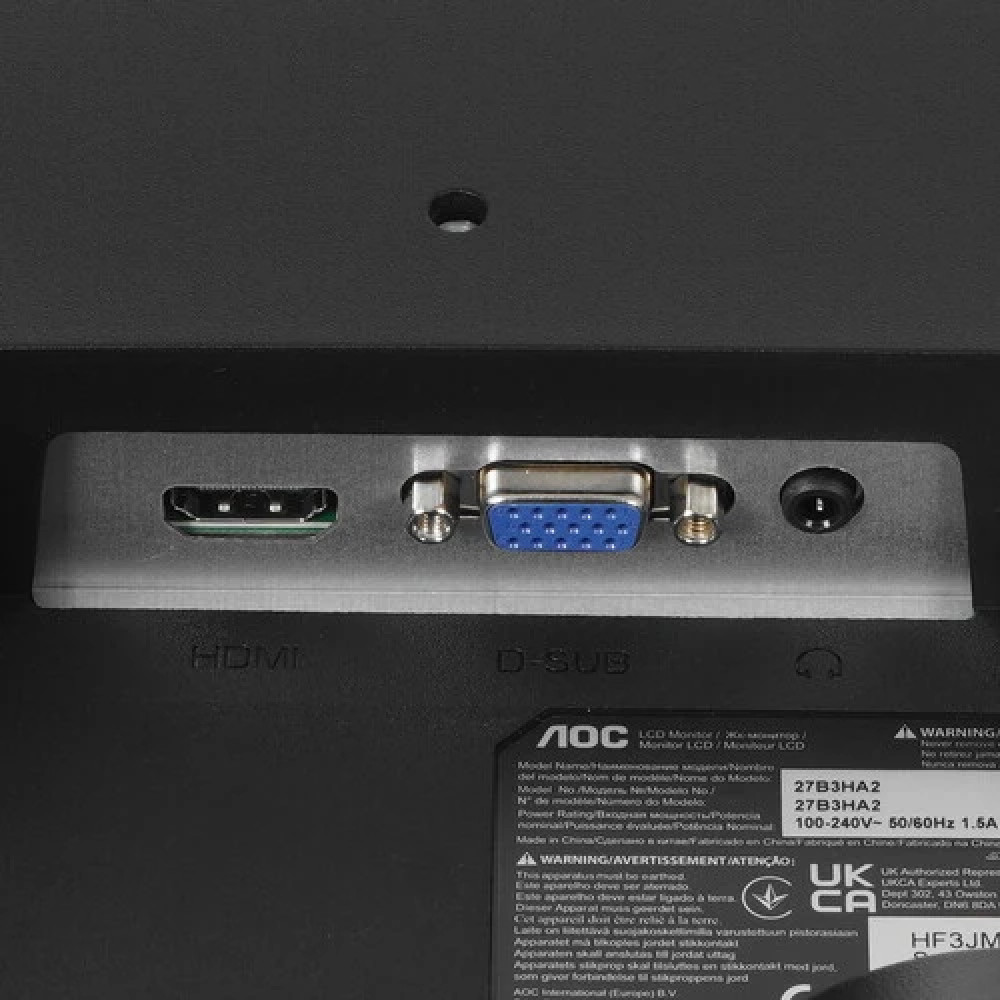 Монитор AOC 27B3HA2 Черный 27 ", IPS, Full HD 1920x1080 (16:9), 100 Гц - миниатюра 9