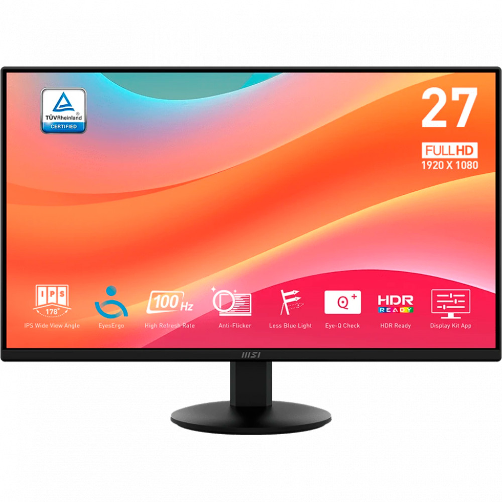 Монитор MSI Pro MP272L 9S6-3PD6CT-008 27 ", IPS, Full HD 1920x1080 (16:9), 100 Гц - миниатюра 6
