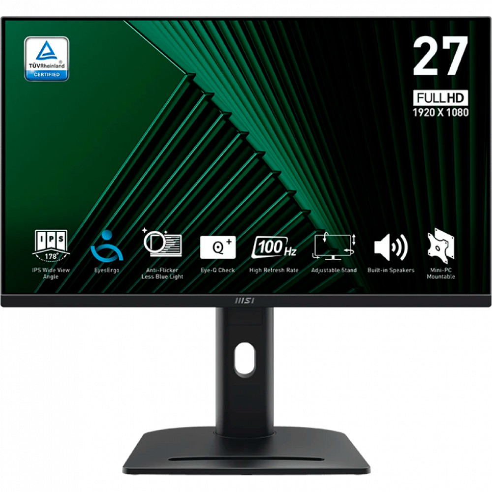 Монитор MSI Pro MP275PG 9S6-3PC39M-084 27 ", IPS, Full HD 1920x1080 (16:9), 100 Гц - миниатюра 6