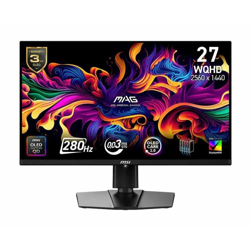 Монитор MSI MAG 271QP 9S6-3CF19T-010 26.5 ", QD-OLED, Quad HD 2560x1440 (16:9), 280 Гц - миниатюра 5