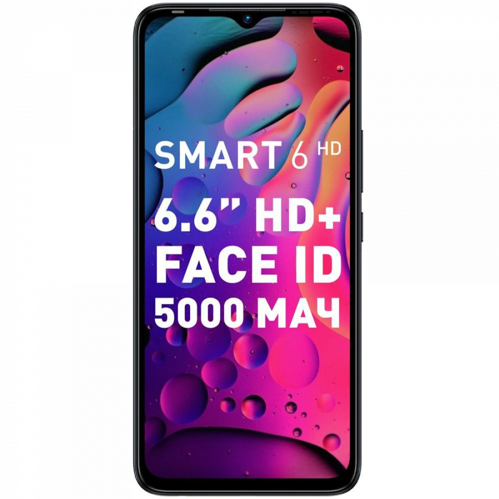 Смартфон Infinix Smart6 HD X6512black 32 Гб, 2 Гб - миниатюра 6