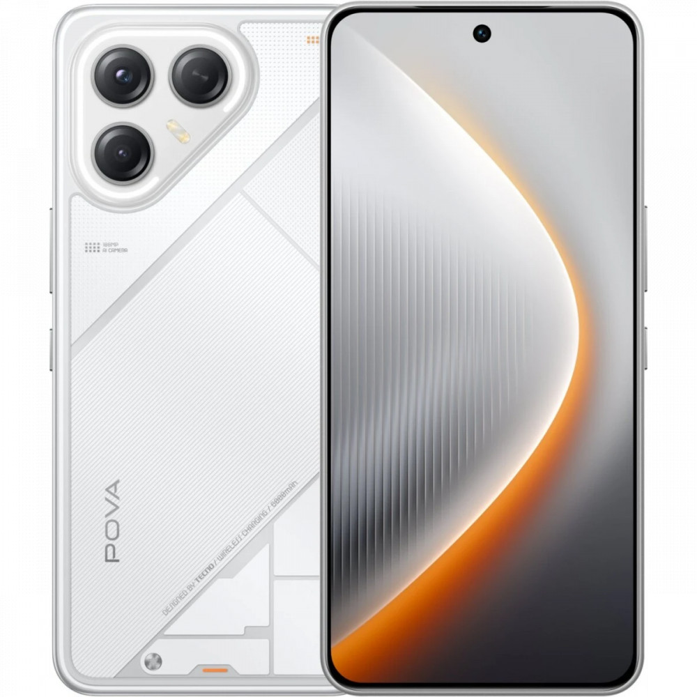 Смартфон TECNO Pova 7 Ultra 12/256Gb Geek White LJ9 256+12 GEEK WHITE 256 Гб, 12 Гб - миниатюра 8