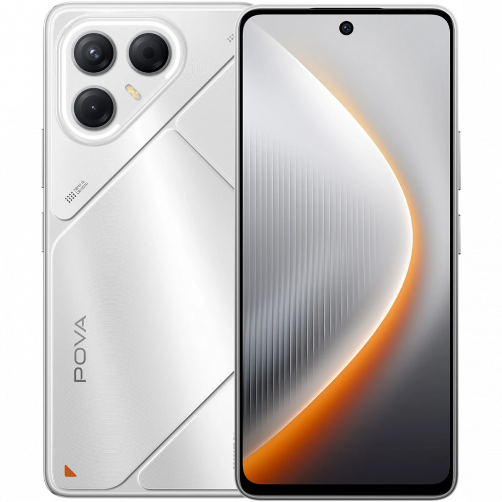 Смартфон TECNO Pova 7 5G 8/256Gb Magic Silver LJ7 256+8 MAGIC SILVER 256 Гб, 8 Гб - миниатюра 8