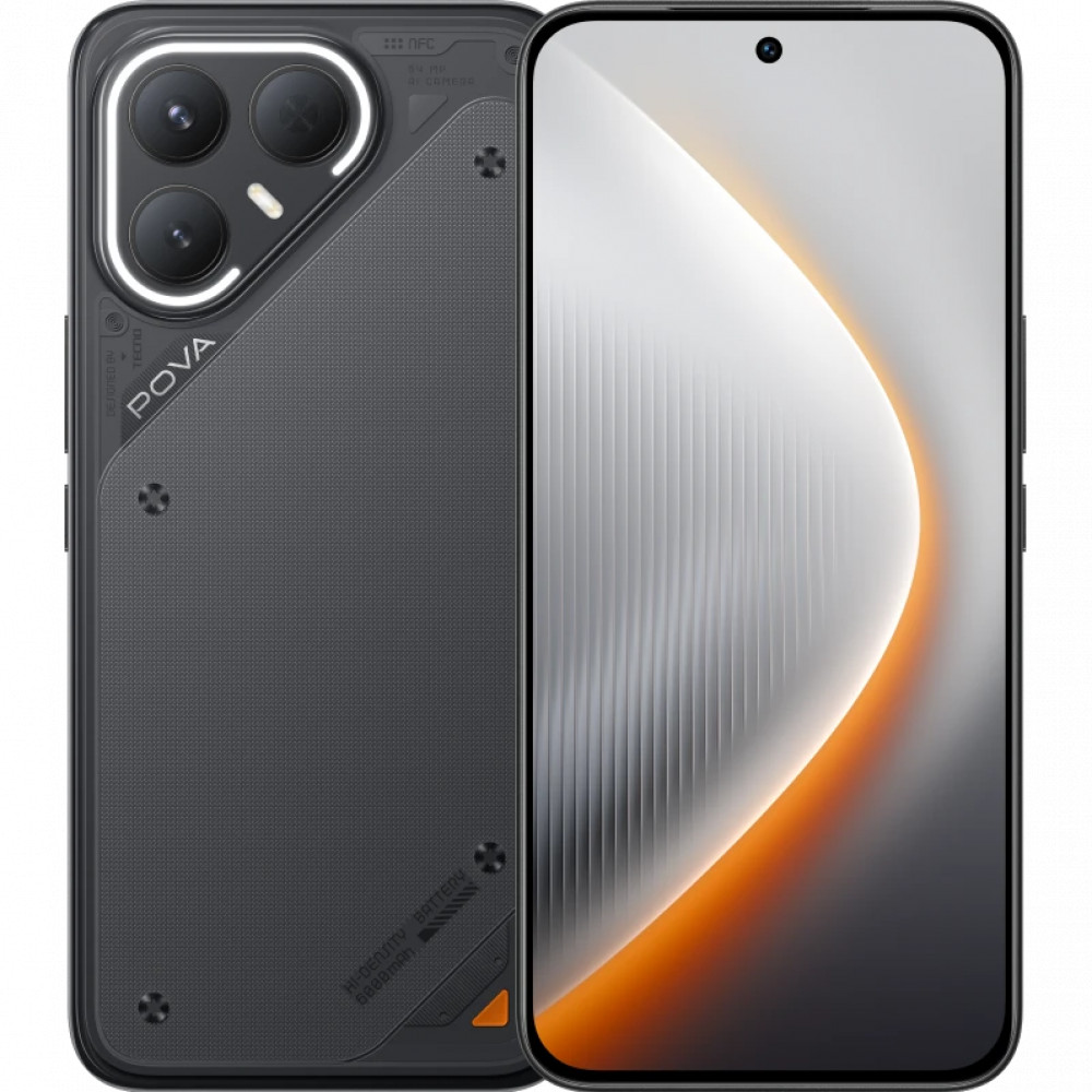 Смартфон TECNO Pova 7 Pro 8/256Gb Geek Black LJ8 256+8 GEEK BLACK 256 Гб, 8 Гб - миниатюра 2