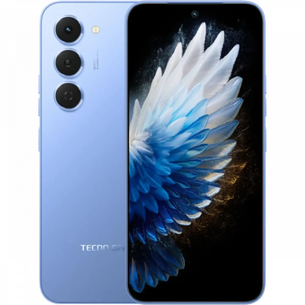 Смартфон TECNO Spark 40 Pro 8/256Gb Lake Blue KM6 256+8 LAKE BLUE 256 Гб, 8 Гб - миниатюра 3