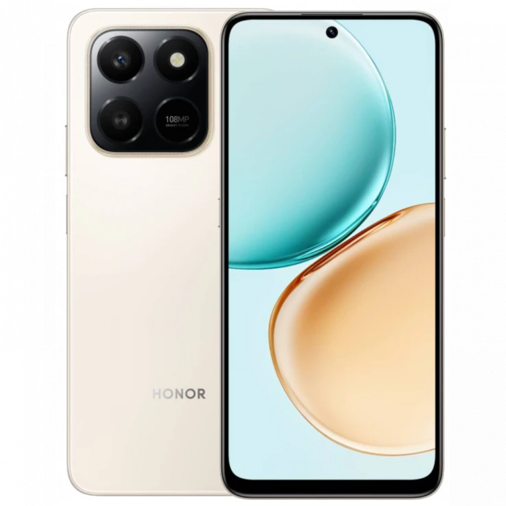 Смартфон Honor X7d 8/256Gb Desert Gold 5109BXJV 256 Гб, 8 Гб - миниатюра 6