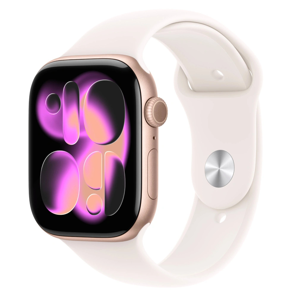 Apple Watch Series 11 GPS 42mm Rose Gold Aluminium Case with Light Blush Sport Band - M/L MEU44RK/A Смарт-часы - миниатюра 3