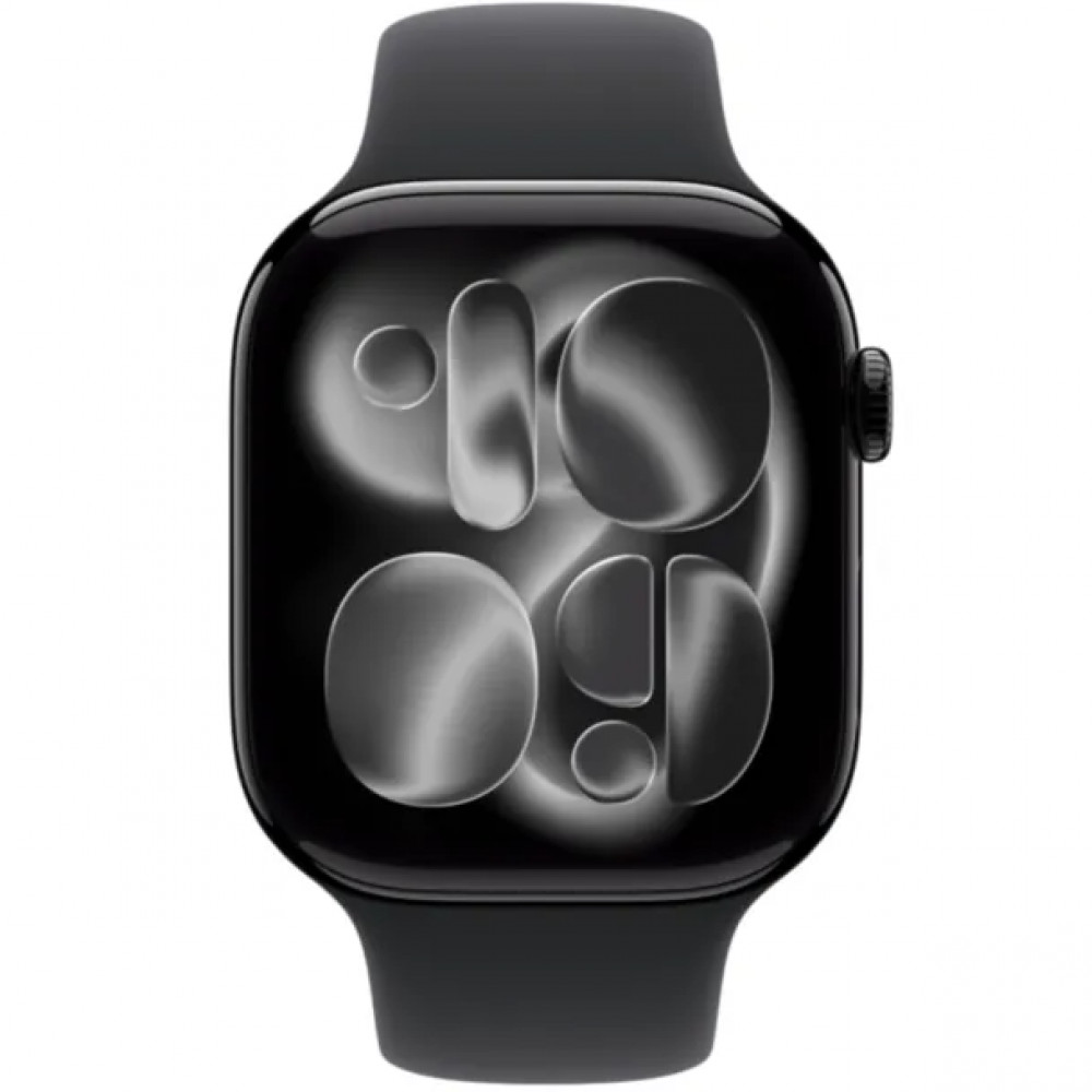 Apple Watch Series 11 GPS 42mm Jet Black Aluminium Case with Black Sport Band MEQT4RK/A Смарт-часы - миниатюра 4