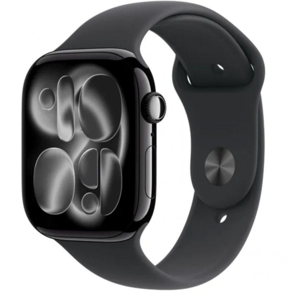 Apple Watch Series 11 GPS 42mm Jet Black Aluminium Case with Black Sport Band MEQT4RK/A Смарт-часы - миниатюра 3
