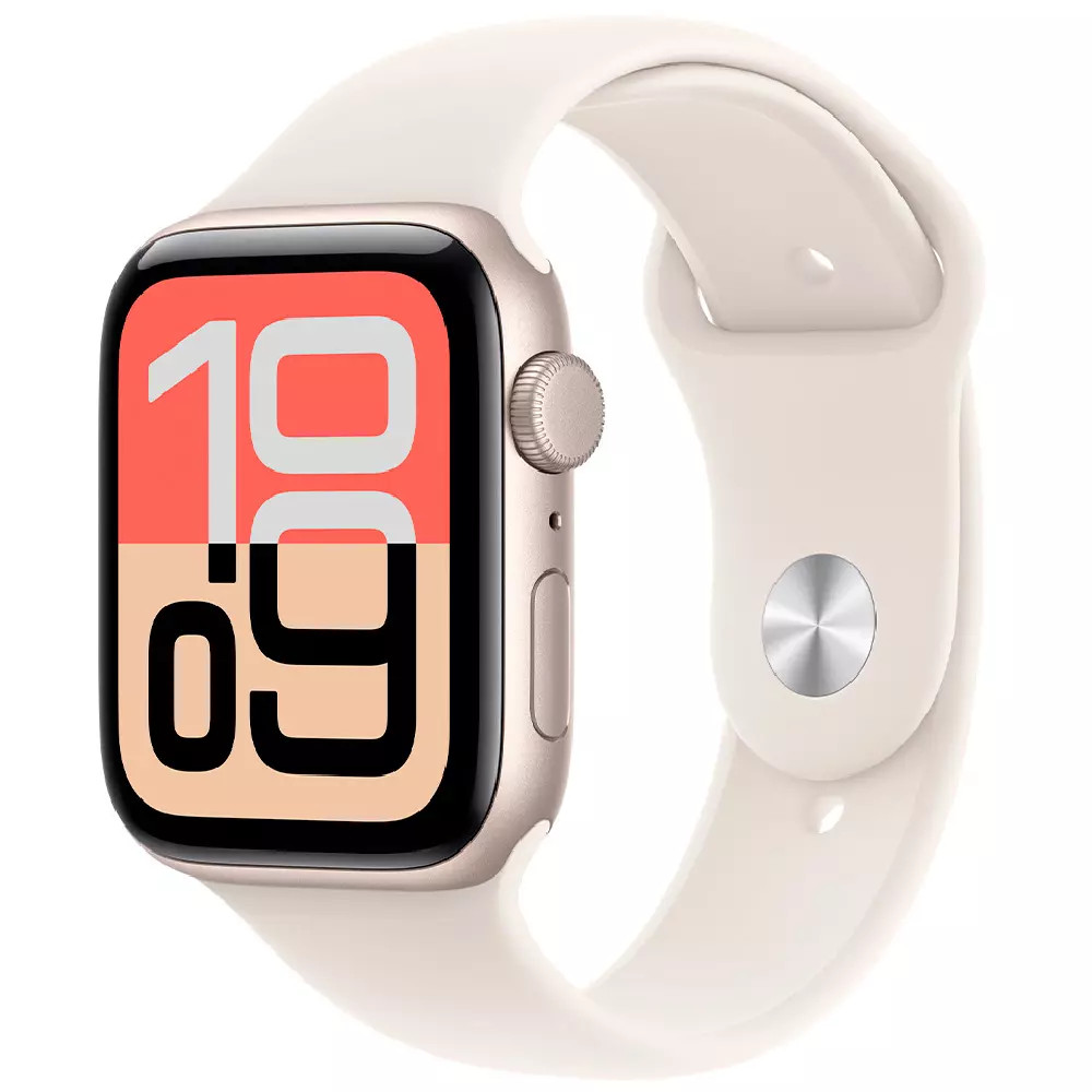 Apple Watch SE 3 GPS 40mm Starlight Aluminium Case with Starlight Sport Band - S/M MEH34RK/A Смарт-часы - миниатюра 4