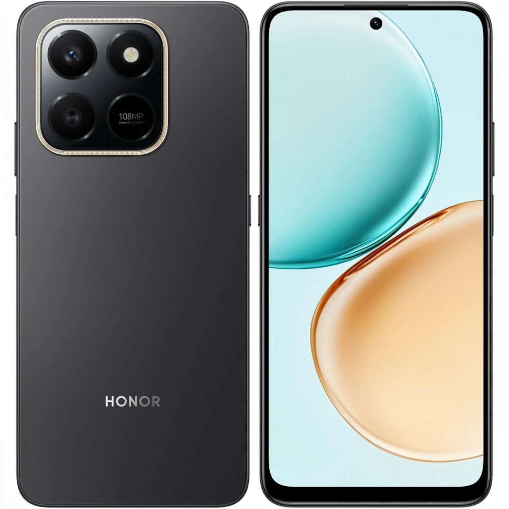 Смартфон Honor X7d 8/256Gb Velvet Black 5109BXJW 256 Гб, 8 Гб - миниатюра 6