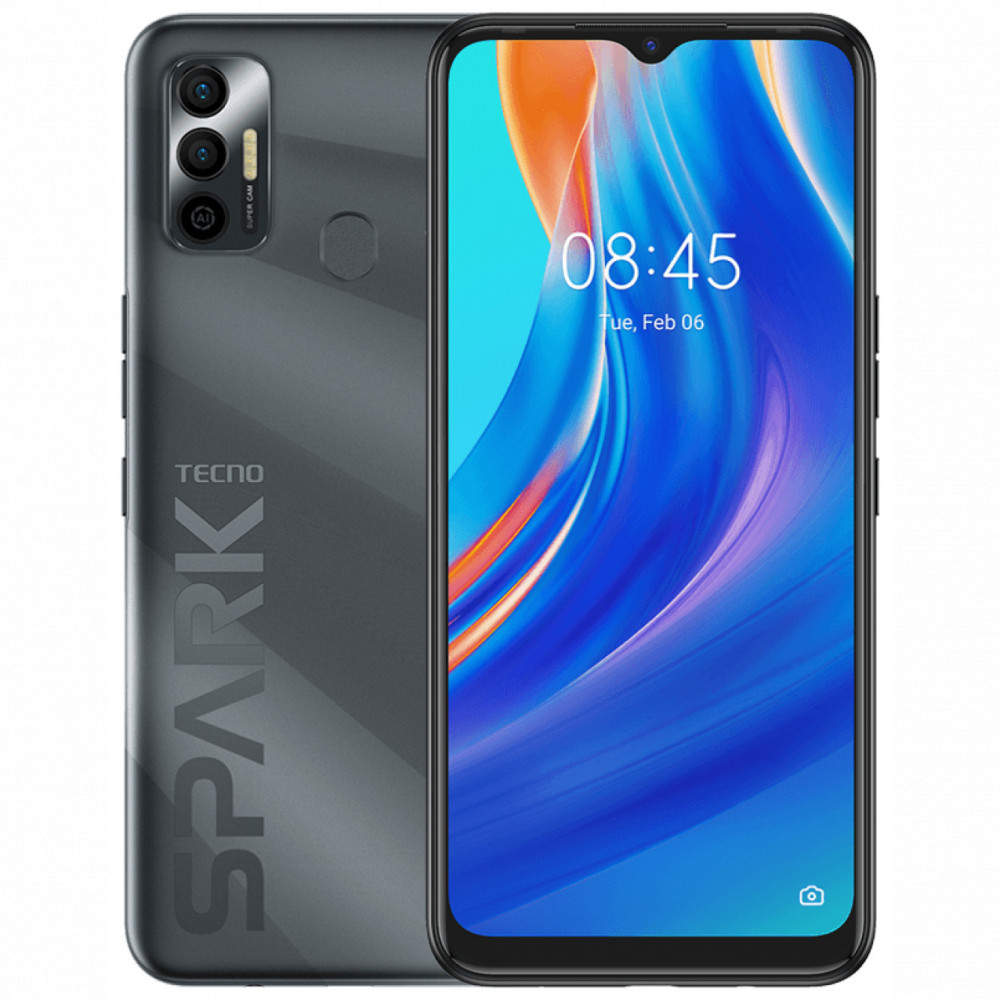 Смартфон TECNO Spark 7 KF6N/64GB/MAGNET BLACK 64 Гб, 4 Гб - миниатюра 6